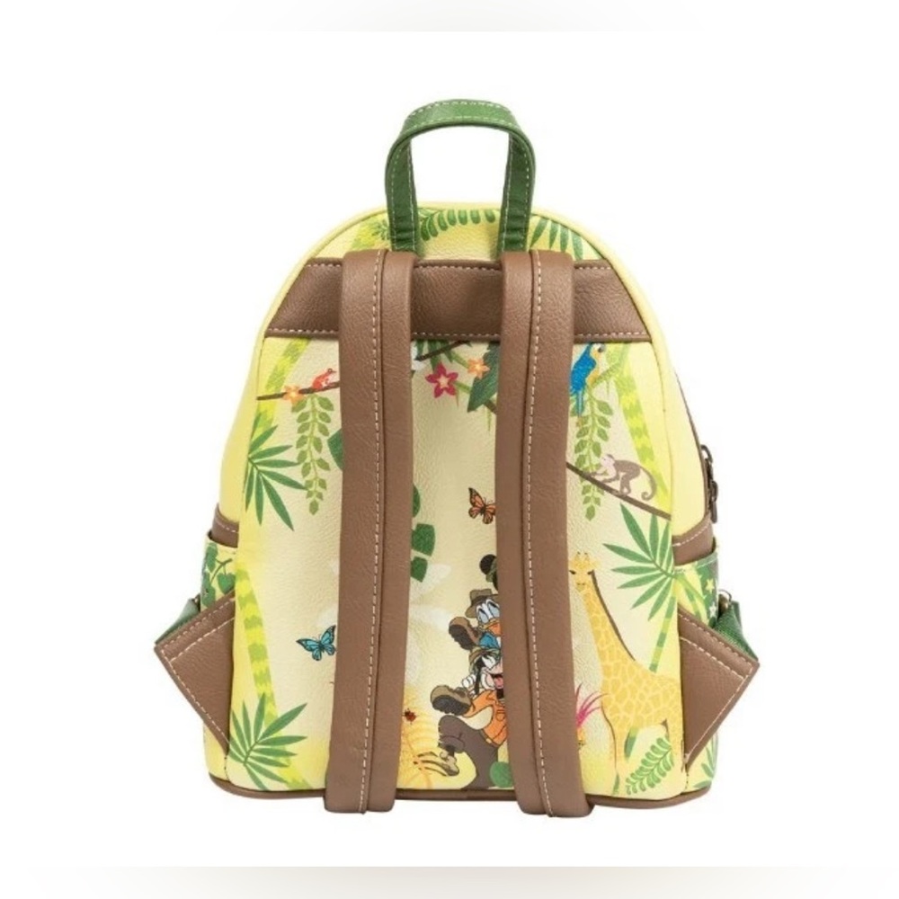 Loungefly Disney rare & sold out Mickey & Friends Jungle Safari Backpack - Picture 2 of 11